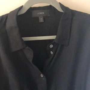 J. Crew Dresses - J. Crew black button down dress with pockets. J. Crew Dresses - J. Crew black button down dress with pockets.